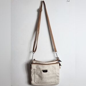 Rosetti Elegant Cream Crossbody Bag